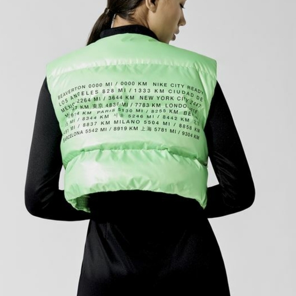 Nike Jackets & Blazers - Nike Sportswear City Ready Green Puffer Vest